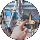 Gas boiler service in Crosby